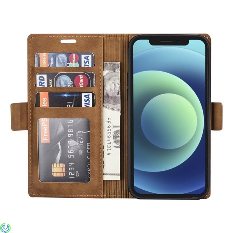 N.BEKUS Plånboksfodral för iPhone 12/12 Pro - Brun, N.BEKUS Plånboksfodral för iPhone 12/12 Pro - Brun, iPhone 12/ 12 Pro, , N.B
