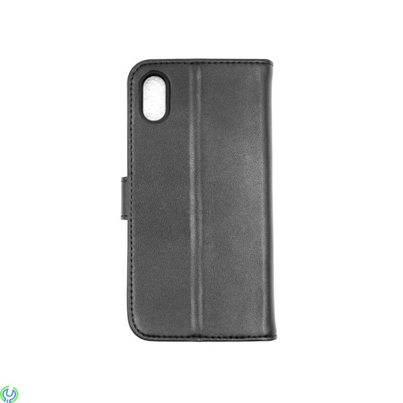 iPhone XS MAX Magnet Mobilfodral i äkta Läder, 2 i 1 Magnet Mobilfodral i äkta Läder för iPhone XS MAX , Svart, IPHONE XS MAX, ,