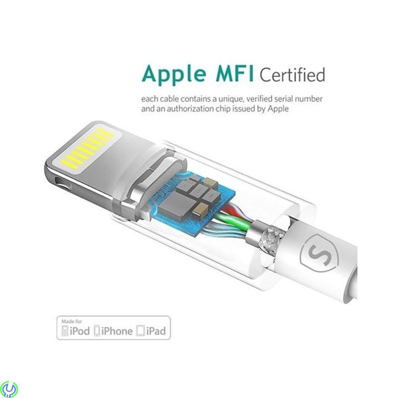 USB-synkkabel till iPhone och iPad, 3m, Lightning-kabel till iPhone / iPad, MFi-certifierad - 3 m, Kablar & Laddare, , Elgruvan