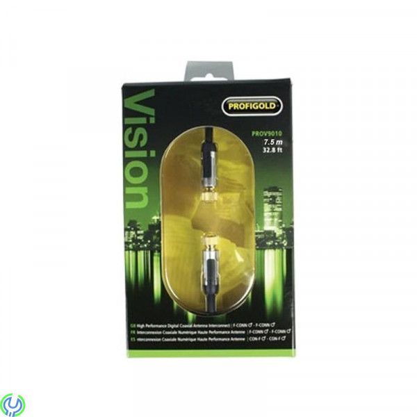 PROFIGOLD - HÖGPRESTERANDE SATELLIT KABEL 7,5M, PROFIGOLD - HÖGPRESTERANDE SATELLIT KABEL 7,5M, Parabol / Tillbehör, , Profigold