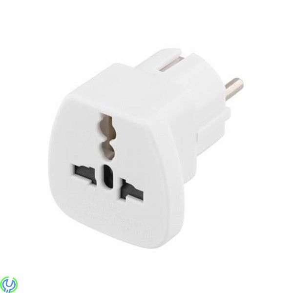 Reseadapter UK/USA till EU-uttag, Reseadapter UK/Italien/Schweiz/USA-enheter till EU-uttag., Reseadapters, , Deltaco