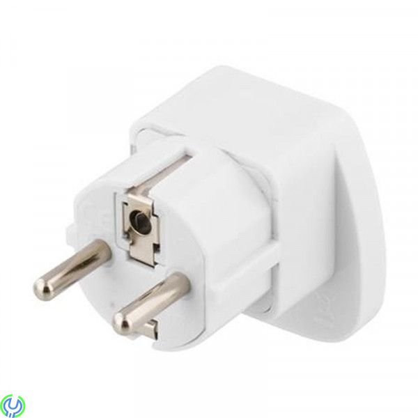 Reseadapter UK/USA till EU-uttag, Reseadapter UK/Italien/Schweiz/USA-enheter till EU-uttag., Reseadapters, , Deltaco