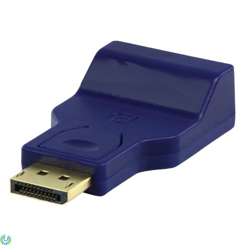 Displayport till VGA adapter, DP hane - VGA hona adapter med guldpläterade kontakter., VGA, , HQ