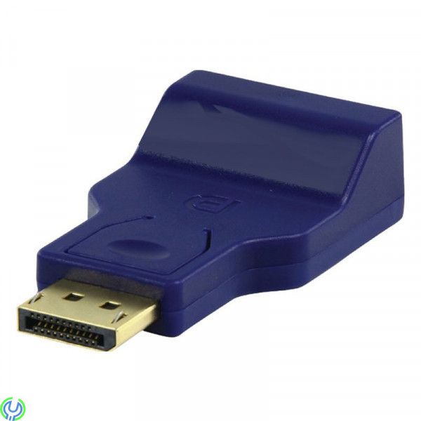 Displayport till VGA adapter, DP hane - VGA hona adapter med guldpläterade kontakter., VGA, , HQ