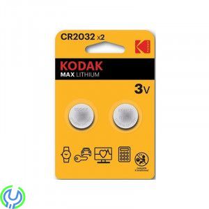 Kodak Max lithium CR2032 battery (2 pack), Kodak Max lithium CR2032 battery (2 pack)


, Litium Batteri, , Kodak
