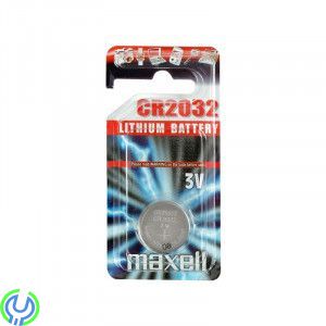 Maxell knappcellsbatteri, lithium, 3V, CR2032, 1-pack, Maxell knappcellsbatteri, lithium, 3V, CR2032, 1-pack, Hem & Fritid, , Ma