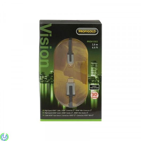 Profigold - Mini High Speed HDMI kabel 2.0m, Profigold - Mini High Speed HDMI® kabel 2.0m, Parabol / Tillbehör, , Profigold