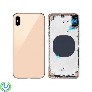 iPhone XS Komplett Baksida i Glas med Ram - Guld, iPhone XS Komplett Baksida i Glas med Ram - Guld, iPhone XS, , Elgruvan