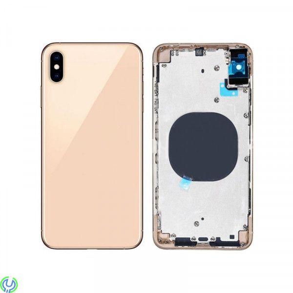 iPhone XS Komplett Baksida i Glas med Ram - Guld, iPhone XS Komplett Baksida i Glas med Ram - Guld, iPhone XS, , Elgruvan