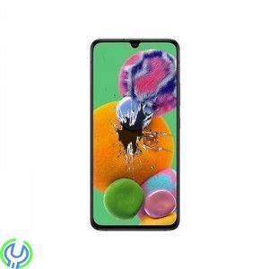 Galaxy A90, Original SKÄRMBYTE Svart, Lyckats att krossa glaset på din Galaxy A90 5G SM-A908B?, A90 (SM-A908F), , Samsung