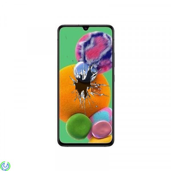 Galaxy A90, Original SKÄRMBYTE Svart, Lyckats att krossa glaset på din Galaxy A90 5G SM-A908B?, A90 (SM-A908F), , Samsung