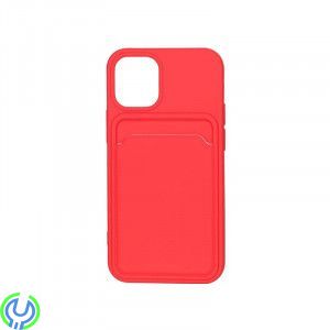 Candy Flower Mjuk mobilskal med Kortplats till iPhone 13 Mini Röd, Original Candy Flower Plånbok Kortplats Telefonfodral till iP