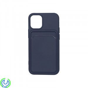 Candy Flower Mjuk mobilskal med Kortplats till iPhone 13 Mini Blå, Candy Flower Mjuk mobilskal med Kortplats till iPhone 13 Mini