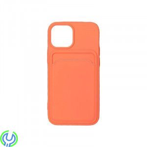 Candy Flower Mjuk mobilskal med Kortplats till iPhone 13 Mini Orange, Candy Flower Mjuk mobilskal med Kortplats till iPhone 13 M