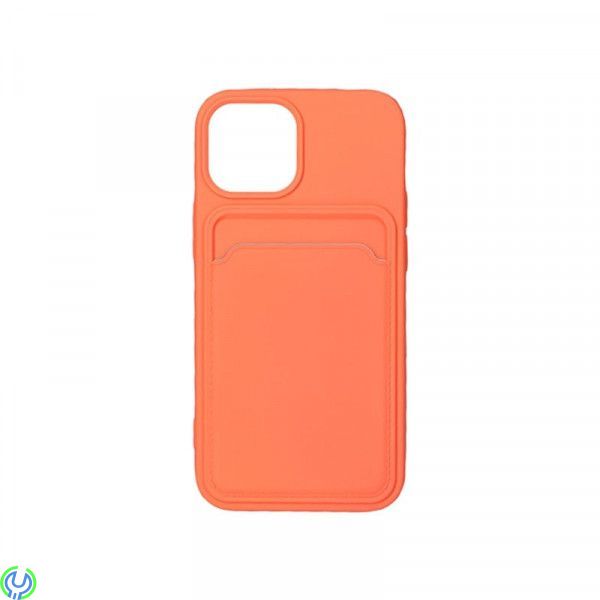 Candy Flower Mjuk mobilskal med Kortplats till iPhone 13 Mini Orange, Candy Flower Mjuk mobilskal med Kortplats till iPhone 13 M