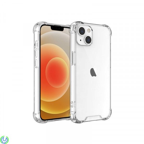 iPhone 13 stötsäkert mobilskal Transparent, Stötsäkert mobilskal Transparent., iPhone 13 modeller, , RVELON