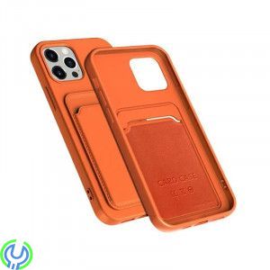 Candy Flower Mjuk skal med Kortplats till iPhone 13 Pro Orange, Candy Flower Mjuk mobilskal., iPhone 13 modeller, , RVELON