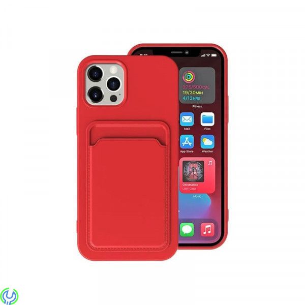 Candy Flower Mjuk skal med Kortplats till iPhone 13 Pro Röd, Candy Flower Mjuk mobilskal., iPhone 13 modeller, , RVELON