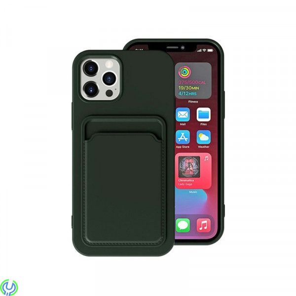 Candy Flower Mjuk mobilskal med Kortplats till iPhone 13 Pro grön, Candy Flower Mjuk mobilskal., iPhone 13 modeller, , RVELON