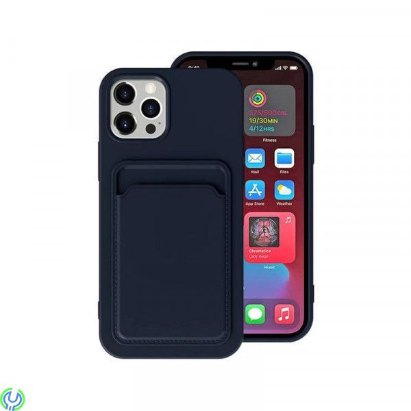 Candy Flower Mjuk mobilskal med Kortplats till iPhone 13 Pro Blå, Candy Flower Mjuk mobilskal., iPhone 13 Pro, , RVELON