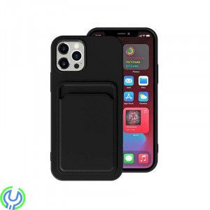 Candy Flower Mjuk skal med Kortplats till iPhone 13 Pro Max Svart, Candy Flower Mjuk mobilskal med Kortplats till iPhone 13 Pro 