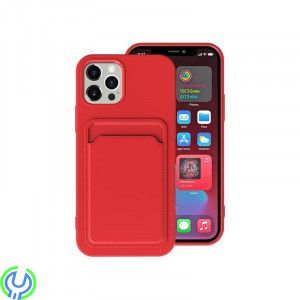 Candy Flower Mjuk mobilskal med Kortplats till iPhone 13 Pro Max Röd, Original Candy Flower skal med Kortplats., iPhone 13 model