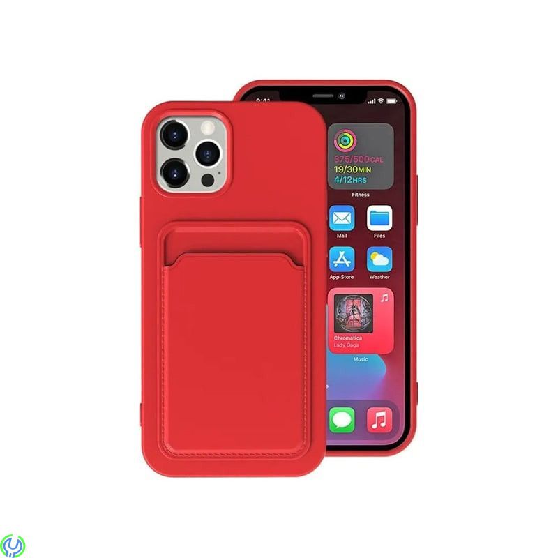 Candy Flower Mjuk mobilskal med Kortplats till iPhone 13 Pro Max Röd, Original Candy Flower skal med Kortplats., iPhone 13 model