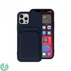 Candy Flower Mjuk mobilskal med Kortplats till iPhone 13 Pro Max Blå, Original Candy Flower skal med Kortplats., iPhone 13 model