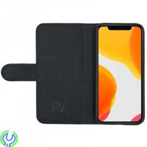 iPhone X/XS RV Flip Stand TPU Läder Plånboksfodral Svart, Apple iPhone X/XS RV Flip Stand TPU Läder Plånboksfodral Svart, IPHONE
