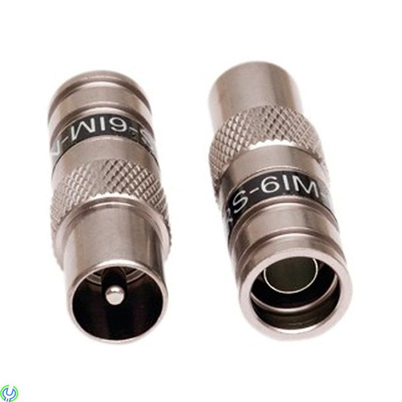 Kontakt IEC-hane compression, RG-6(1,0/4,6), DRS6IM, 2pack, Kontakt IEC-hane compression, RG-6(1,0/4,6), PCT-DRS6IM. Blå märknin