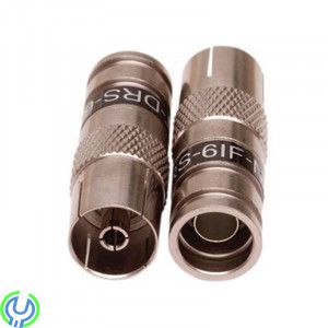 MACAB - KONTAKT IEC-HONA COMPRESSION RG-6, 2Pack, Kontakt IEC-hona compression, RG-6(1,0/4,6), PCT-DRS6IF. Blå märkning., Antenn