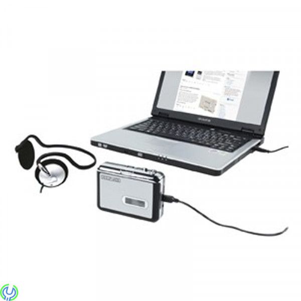 KASSETT – MP3-OMVANDLARE, Ökar fortfarande din samling av band? Med denna kassett-MP3-omvandlare kan du njuta av dem igen., Ljud