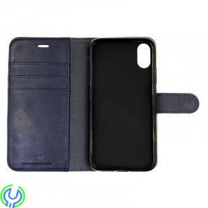 Mobilfodral äkta Läder för iPhone XR, Blå, Mobilfodral äkta Läder för iPhone XR, Blå, iPhone X modeller, , Elgruvan