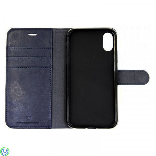 Mobilfodral äkta Läder för iPhone XR, Blå, Mobilfodral äkta Läder för iPhone XR, Blå, iPhone X modeller, , Elgruvan