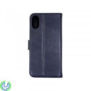 Mobilfodral äkta Läder för iPhone XR, Blå, Mobilfodral äkta Läder för iPhone XR, Blå, iPhone X modeller, , Elgruvan