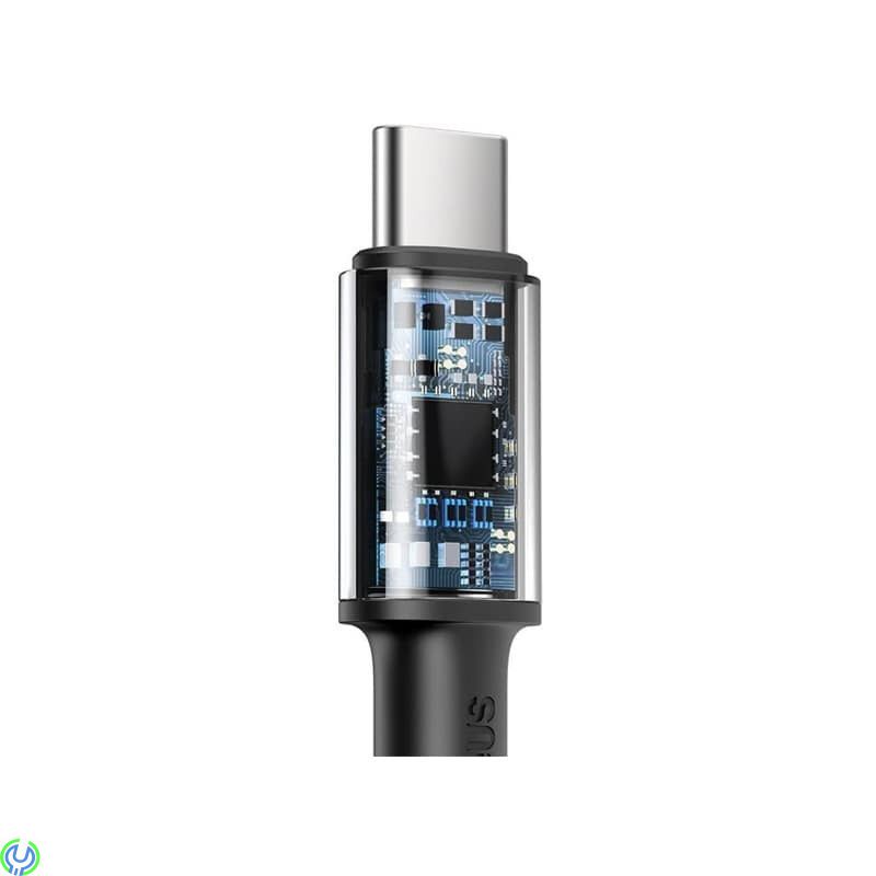 Baseus hög densitet flätad typ C till typ C 100W 2m svart, Baseus hög densitet flätad snabbladdning dataKabel, TYPE C, , Baseus