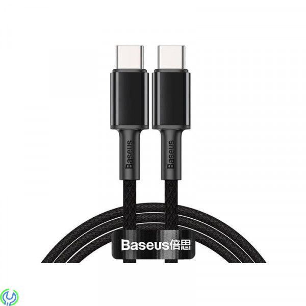 Baseus hög densitet flätad typ C till typ C 100W 2m svart, Baseus hög densitet flätad snabbladdning dataKabel, TYPE C, , Baseus