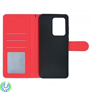 Läderplånboksfodral För Samsung Galaxy S20 Ultra 5G Röd, Läderplånboksfodral För Samsung Galaxy S20 Ultra 5G Röd, S20 Ultra, , E