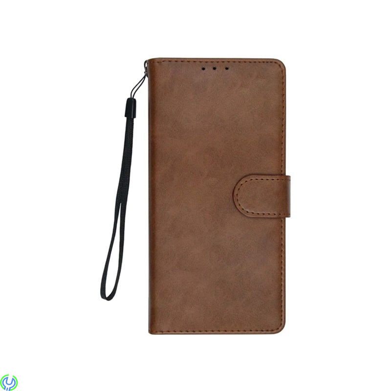 Läderplånboksfodral För Samsung Galaxy S20 Ultra Brown, Läderplånboksfodral För Samsung Galaxy S20 Ultra Brown, S20 Ultra, , 