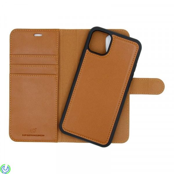 Avtagbart läderfodral till iPhone 11 Pro brun, Avtagbart läderfodral till iPhone 11 Pro brun, iPhone 11 modeller, , Elgruvan