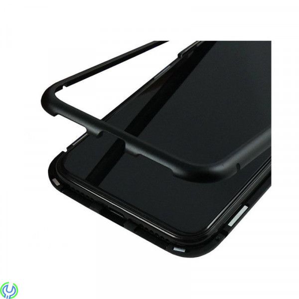 Fodral IPHONE 12 / 12 PRO Magnetic 360 svart, iPhone 12/12 Pro Magnetiskt Skal med Skärmskydd., iPhone 12 modeller, , Nemo