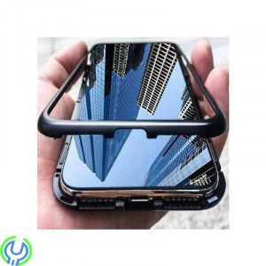 Fodral IPHONE 12 / 12 PRO Magnetic 360 svart, iPhone 12/12 Pro Magnetiskt Skal med Skärmskydd., iPhone 12 modeller, , Nemo