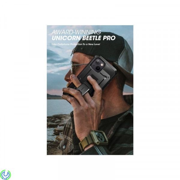 Original fodral IPHONE 13 MINI Supcase Unicorn Beetle Pro svart, Original fodral från Supcase till iPhone 13 mini svart, iPhone 