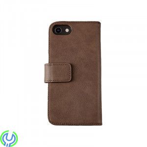 Plånbok fodral i äkta läder för iPhone 7/8/SE 2020 Brun, Plånbok fodral i äkta läder för iPhone 7/8/SE 2020 Brun, Mobilskal/ Lad