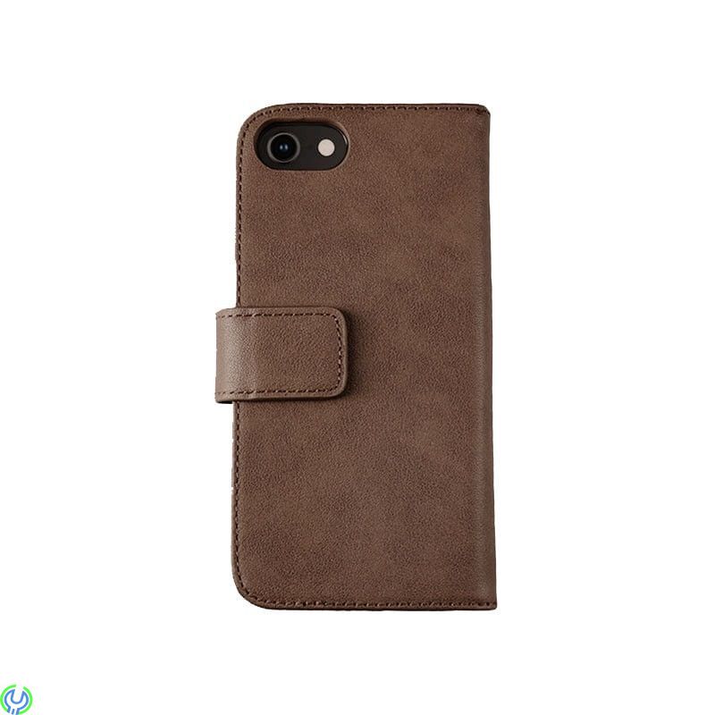 Plånbok fodral i äkta läder för iPhone 7/8/SE 2020 Brun, Plånbok fodral i äkta läder för iPhone 7/8/SE 2020 Brun, Mobilskal/ Lad