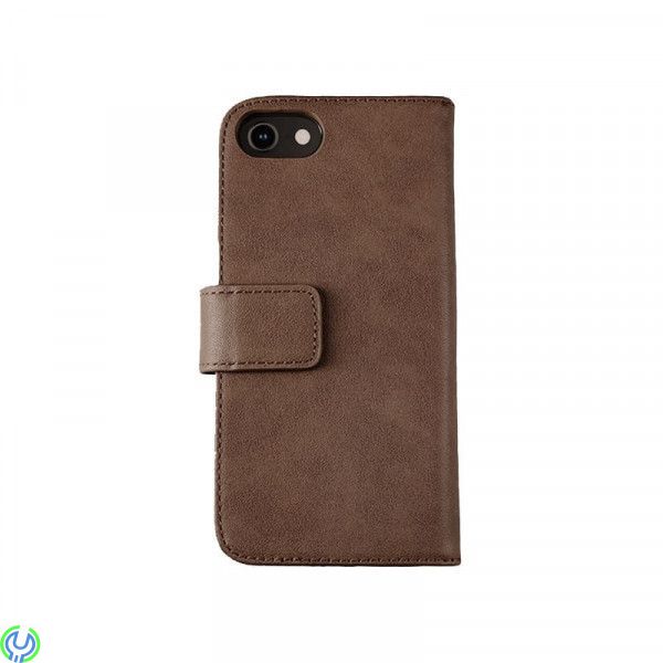 Plånbok fodral i äkta läder för iPhone 7/8/SE 2020 Brun, Plånbok fodral i äkta läder för iPhone 7/8/SE 2020 Brun, Mobilskal/ Lad