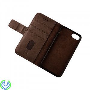 Plånbok fodral i äkta läder för iPhone 7/8/SE 2020 Brun, Plånbok fodral i äkta läder för iPhone 7/8/SE 2020 Brun, Mobilskal/ Lad