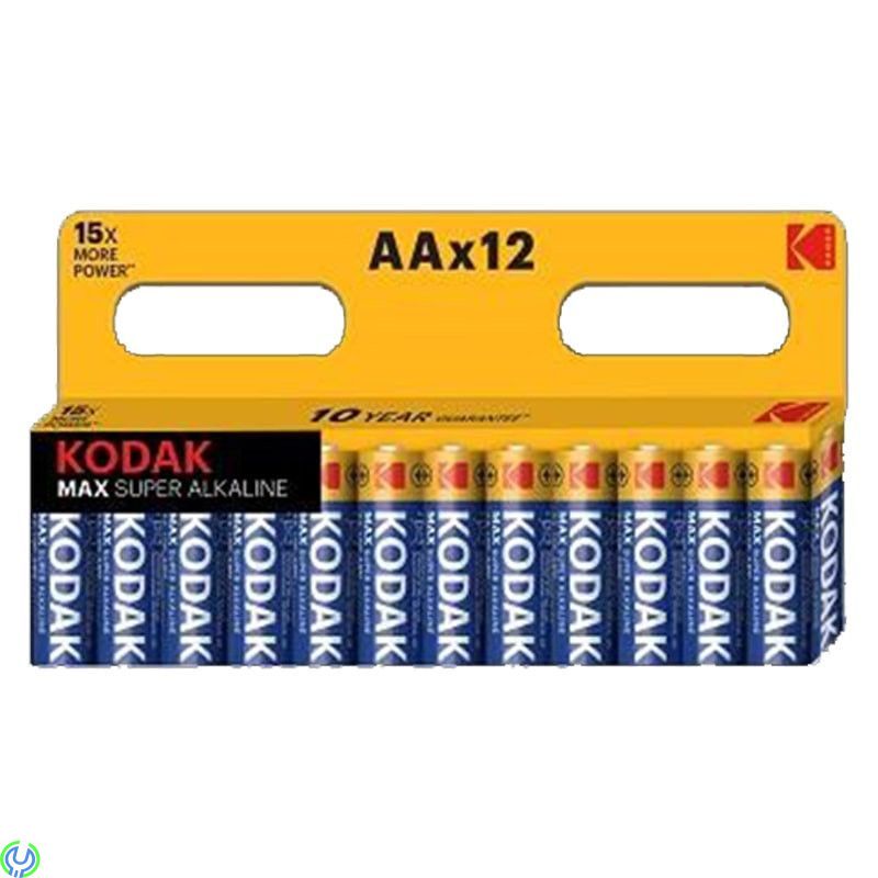 Kodak max alkaliskt batteri, AA, 12-pack, Kodak max alkaliskt batteri, AA, 12-pack, Alkaliska Batterier, , Kodak
