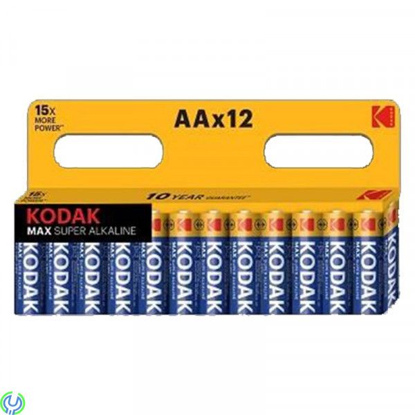 Kodak max alkaliskt batteri, AA, 12-pack, Kodak max alkaliskt batteri, AA, 12-pack, Alkaliska Batterier, , Kodak