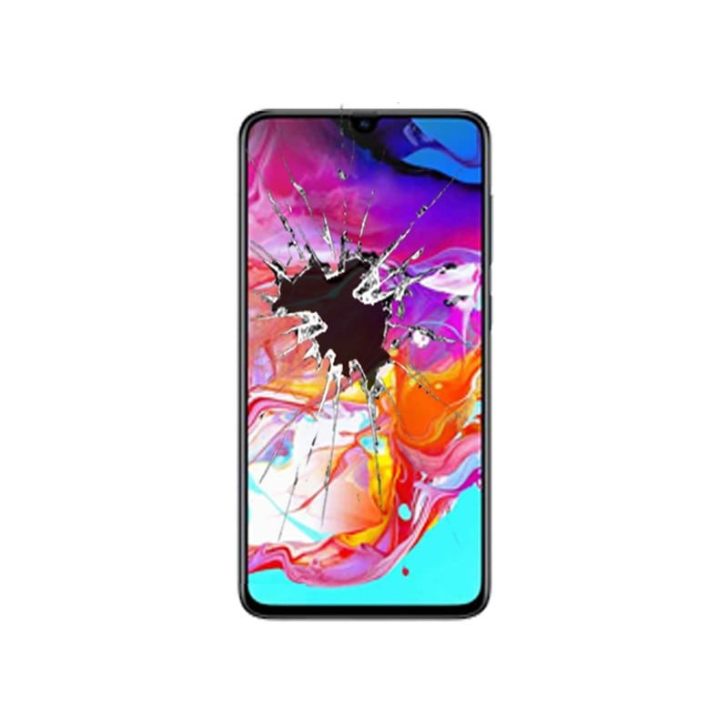 Galaxy A72, Original SKÄRMBYTE, Svart